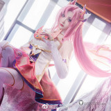 League of Legends LOL Star Guardian Sona Green Kaisa Pink Cosplay Costumes