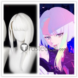 Cyberpunk Edgerunners Lucyna Kushinada Lucy Rebecca David Martinez Blue Pink White Cosplay Wigs