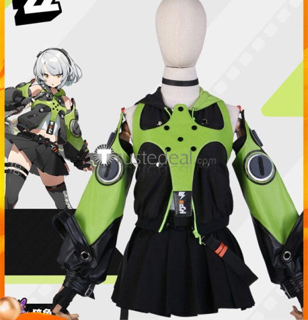 Zenless Zone Zero ZZZ HoYoverse Anby Demara Green Cosplay Costume 2