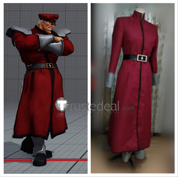 Street Fighter V M Bison Vega Red Cosplay Costume