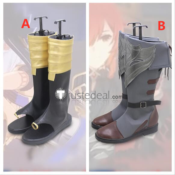 Genshin Impact Diluc Ragnvindr Boots Halloween Costumes Accessory Cosplay Shoes main image 0