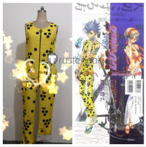 ZONE 00 Konnosuke Byakko Yellow Jumpsuit Cosplay Costume