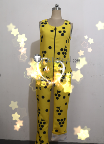 ZONE 00 Konnosuke Byakko Yellow Jumpsuit Cosplay Costume