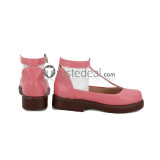 Black Butler Kuroshitsuji Elizabeth Midford Pink Brown Cosplay Boots Shoes