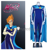 Winx Club Season1 Specialists Timmy Blue Cosplay Costume