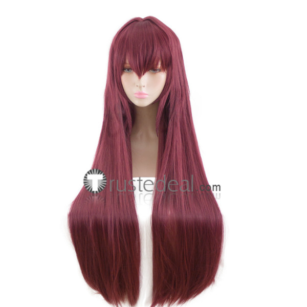 Fate Grand Order FGO Scathach Lancer Purplish Cosplay Wig 100cm