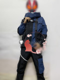 Kamen Rider Geats Ace Ukiyo Blue Jacket Pants Uniform Cosplay Costume