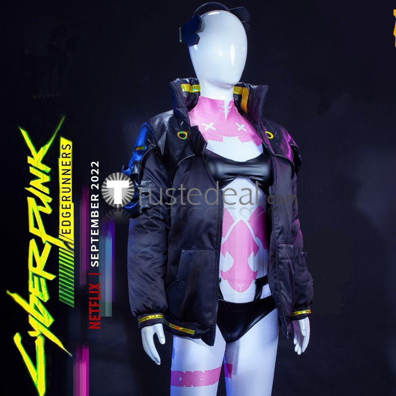 Cyberpunk Edgerunners Rebecca Black Coat Jacket Cosplay Costume