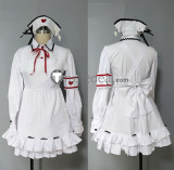 Vtuber Virtual YouTuber Yorumi Rena Maid Nurse White Black Cosplay Costumes