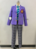 Mob Psycho 100 Teruki Hanazawa Purple Cosplay Costume