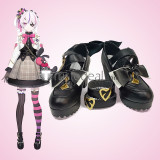 Vtuber Virtual Youtubers Sukoya Kana Maria Marionette Takane Lui Fulgur Ovid Red Pink Black Cosplay Shoes Boots