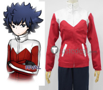 Pokemon BW2 Black and White Version 2 Rival Hugh Red Cosplay Costume