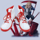 Chainsaw Man Power Denji Aki Hayakawa Red Blue Cosplay Shoes Boots
