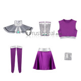 Teen Titans Go Starfire Raven Purple Cosplay Costumes