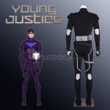 Young Justice DC Richard Dick Grayson Nightwing Bodysuit Cosplay Costume