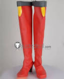 Pokemon XY Team Flare Scientists Bryony Aliana Celosia Mable Xeros Red Orange Cosplay Shoes Boots