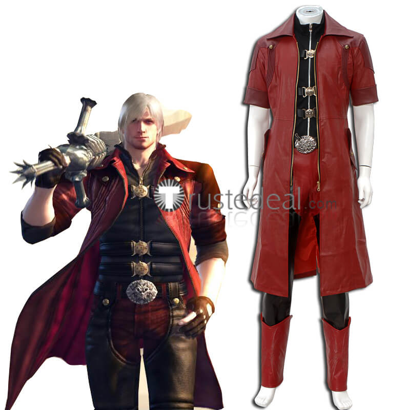 Devil May Cry 4 Dante Black Shoes Cosplay Boots