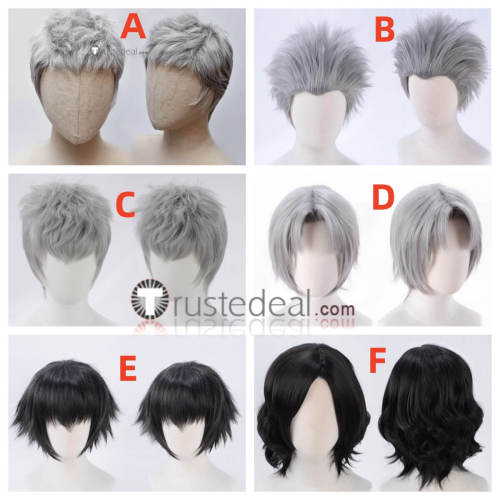 Devil May Cry 5 Dante Vergil Nero V Lady Grey Black Cosplay Wigs