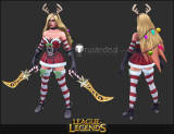 League of Legends Slay Belle Katarina Skin cosplay shoes boots