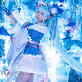 Vocaloid 2023 Snow Miku Blue Cosplay Costume