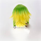 Vocaloid Megpoid Gumi Green Yellow Cosplay Wig