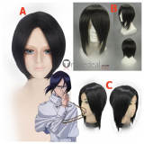 Bleach Uryuu Ishida Black Cosplay Wigs