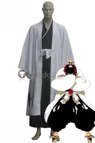 Bleach Royal Guard Ichibe Hyosube Monk of the eyeball Shinigami Cosplay Costume