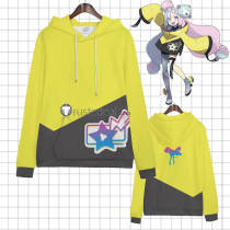 Pokemon Scarlet and Violet Gym Leader Iono Yellow Hoodie Cosplay Costume