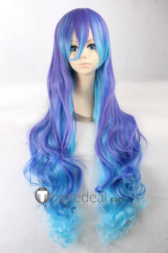 Vocaloid ANTI THE∞HOLiC Luka Megurine Rin Kagamine Purple Blue Cosplay Wig