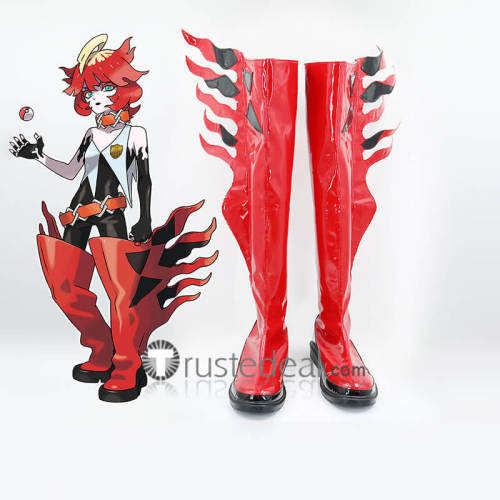 Pokemon Rita Scarlet Violet Mela Nemona Cosplay Shoes Boots