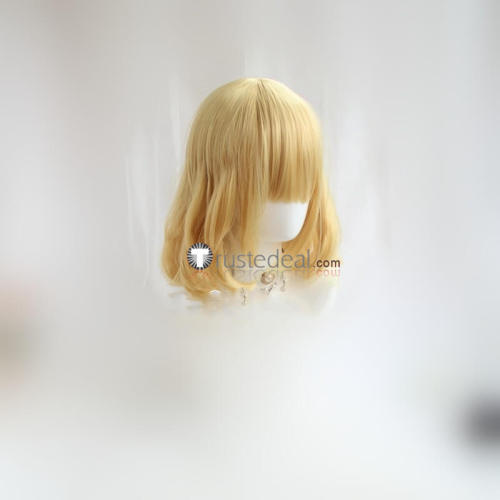 Touhou Project Alice Margatroid Blonde Gold Cosplay Wig