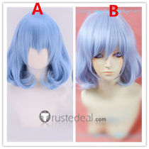 Touhou Project Remilia Scarlet Blue Cosplay Wig