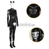 Wednesday Addams Poe Cup Race the Black Cat Uniform Bodysuit Cosplay Costume