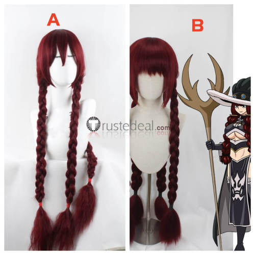 Fairy Tail Eileen Belserion Red Cosplay Wig 80cm