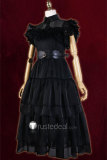 Wednesday Addams Prom Gown Black Cosplay Costume 2