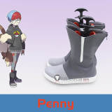 Pokemon Scarlet and Violet Penny Grusha Protagonists Female Male Cosplay Shoes Boots