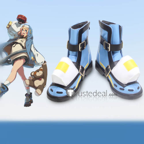 Guilty Gear Strive Bridget Ky Kiske May Cosplay Boots Shoes