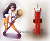 Final Fantasy IX Garnet til Alexandros XVII Orange Jumpsuit Cosplay Costume