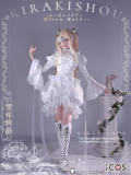 iCOS Rozen Maiden Kirakishou White Gothic Lolita Devil Cosplay Costume