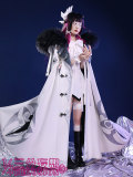 1/3 Delusion Genshin Impact Fatui Harbingers Columbina Tartaglia Winter Overcoat Cape Cosplay Costume