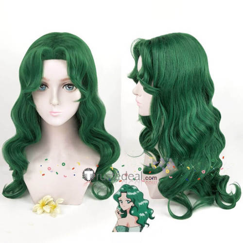 Sailor Moon Sailor Neptune Michiru Kaioh Green Cosplay Wigs