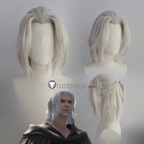 Final Fantasy FFXIV FF14 Emet-Selch Crystal Exarch G'raha Tia Styled Cosplay Wigs