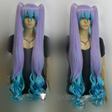 Vocaloid Hatsune Miku Infinite HOLiC Purple Blue Ponytails Cosplay Wig