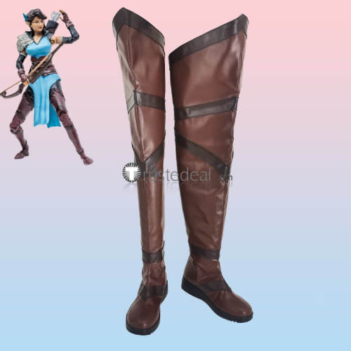 The legend of Vox Machina Lady Vex'ahlia de Rolo Vex Keyleth Cosplay Boots Shoes