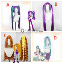 My Little Pony Friendship Is Magic Aria Blaze Adagio Dazzle Princess Celestia Styled Cosplay Wig