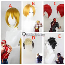 The King of Fighters KOF SNK Iori Yagami King Terry Nameless Goenitz Styled Cosplay Wigs