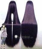 Naruto Hinata Hyuuga Long Purple Black Blue Cosplay Wig 100cm