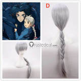 Howl's Moving Castle Sophie Hatter Silver Gray Cosplay Wig