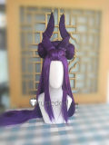 League of Legends LOL Sacred Sword Janna Purple Styled Cosplay Wigs