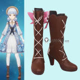 Genshin Impact Kaveh Wanderer Scaramouche Mika Schmidt Kamisato Ayaka Cosplay Shoes Boots